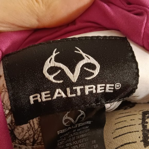Realtree Camo Hoodie Sweatshirt Sweater Pullover Beige Brown Women's Size M NWOT - Picture 12 of 14